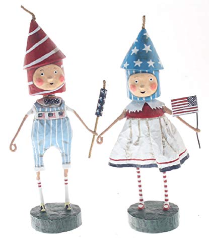 Lori Mitchell 34036 Lil' Firecrackers Set of 2 Figurines 7"