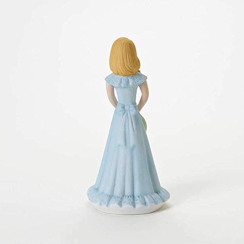 Enesco Growing Up Girls “Blonde Age 14” Porcelain Figurine, 6.5”, Blue