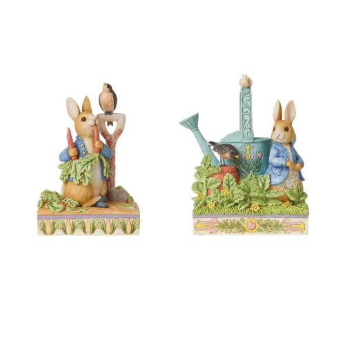 Ledgie Peter Rabbit Decor Set of Two Decorative Figurines