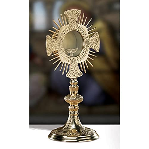 Cross and Rays Monstrance with Luna