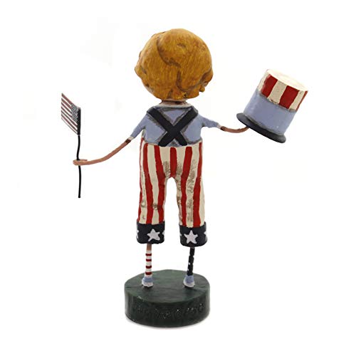 Lori Mitchell Land That I Love Polyresin American Flag Uncle Sam Hat 11146