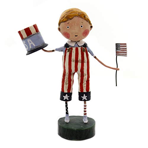 Lori Mitchell Land That I Love Polyresin American Flag Uncle Sam Hat 11146