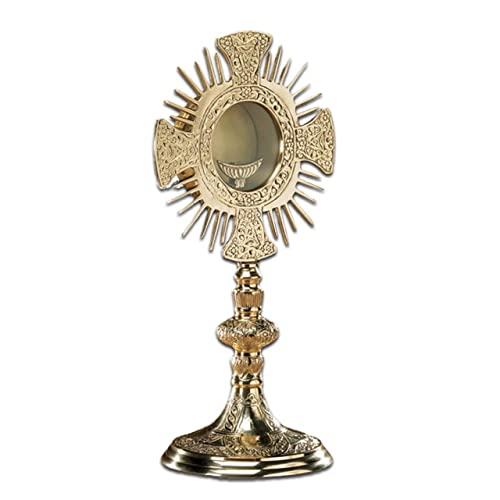 Cross and Rays Monstrance with Luna