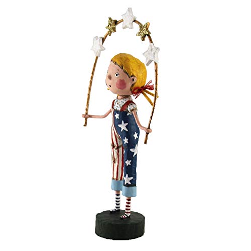 Lori Mitchell Star Spangled Polyresin Patriotic July 4Th USA 13314