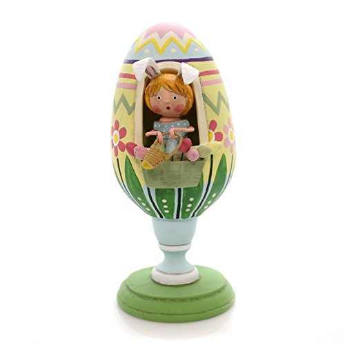 Lori Mitchell BEA BLOSSOM Polyresin Easter Egg House Stand Figurine 11076