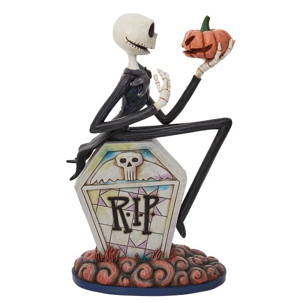 Ledgie Nightmare Before Christmas Collectibles: Set of 2 Figurines of Jack Skellington and Sally The Rag Doll